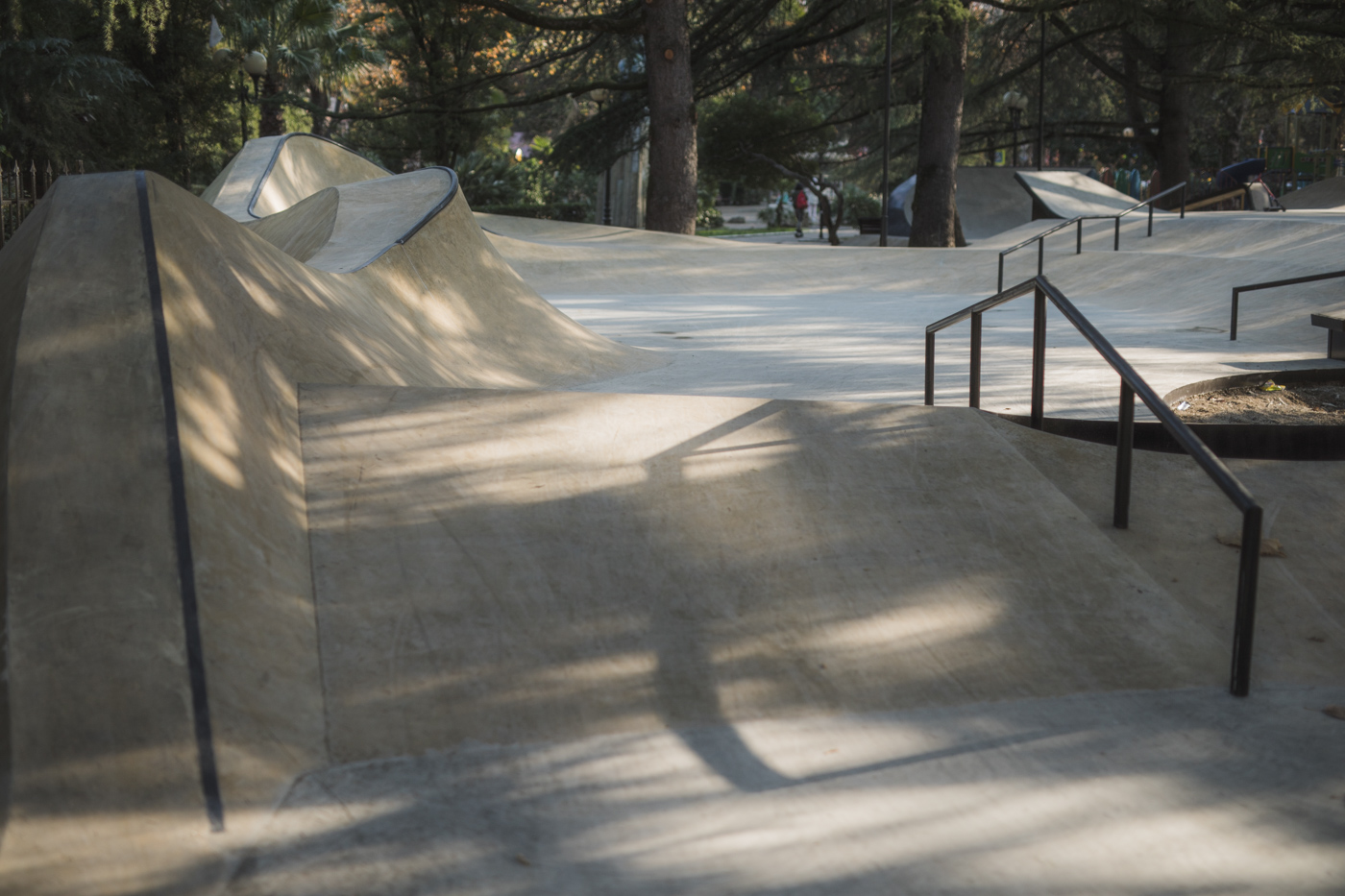 Реил в скейт-парке XSA Сочи