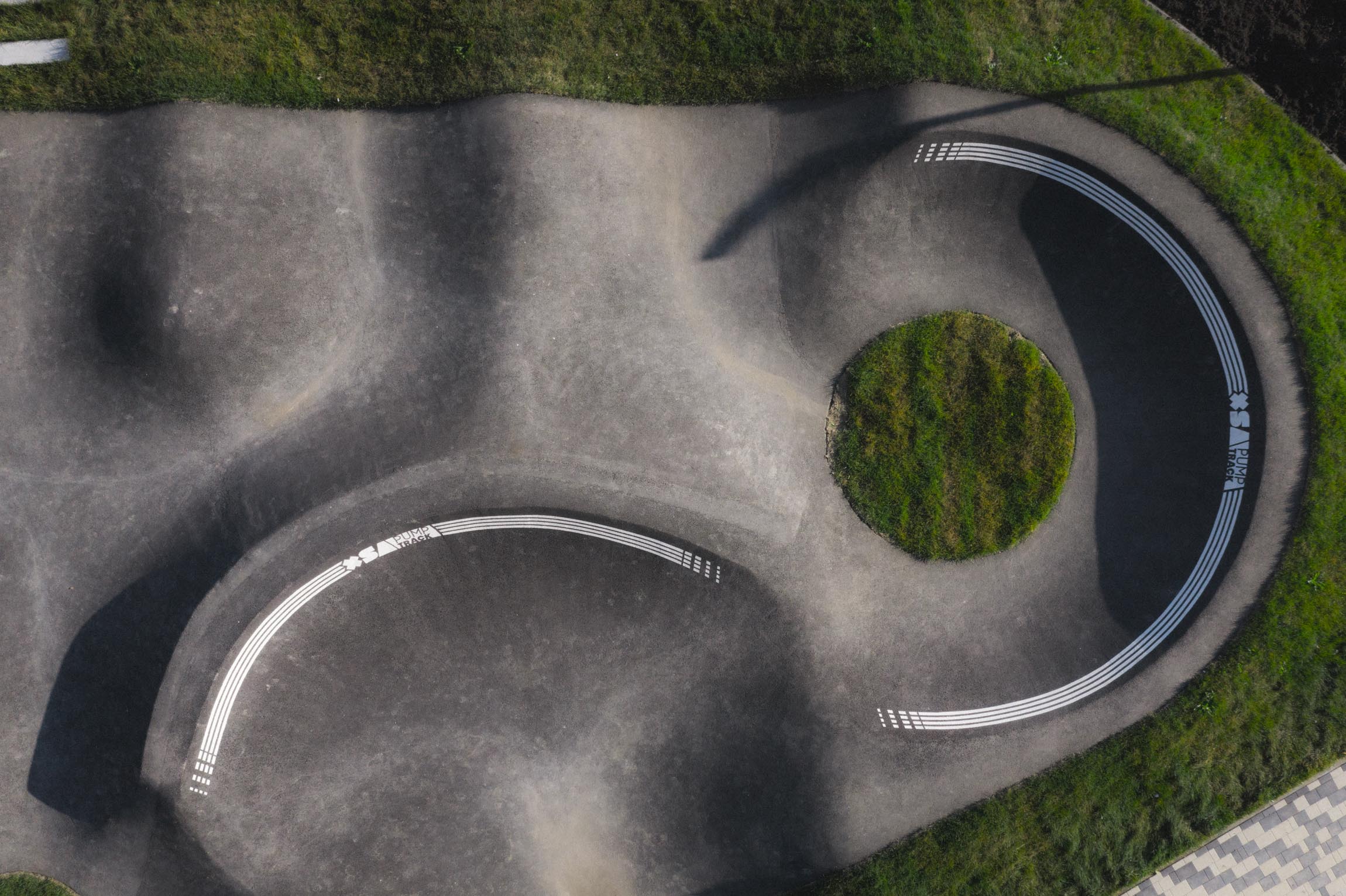 Памп-трек вид сверху