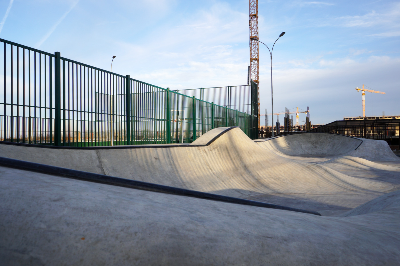 Квотер в скейт-парке ЖК "Альпы"
