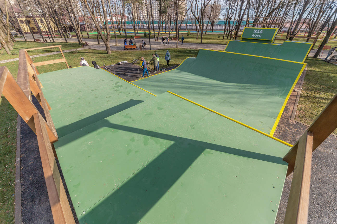 Мини-рампа со спайном