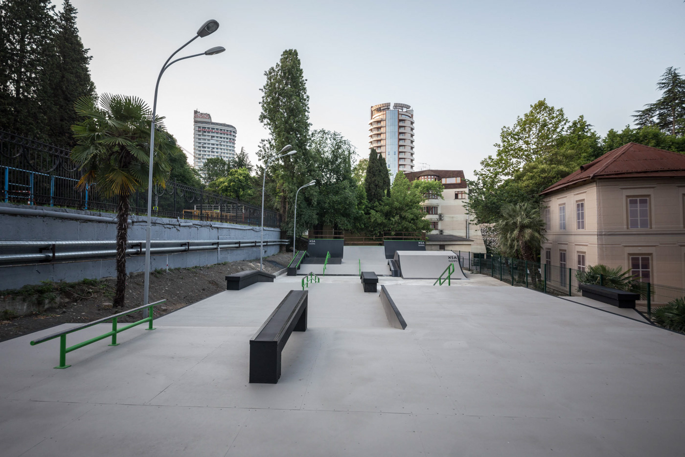 Скейт-парк в "Вилла Вера" Сочи