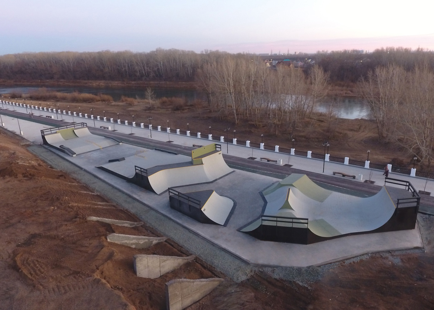 Каркасный скейт-парк в Оренбурге