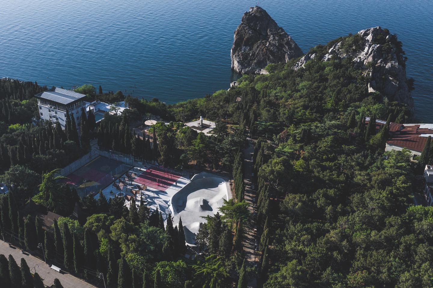 Прекрасная панорама Симеизского парк