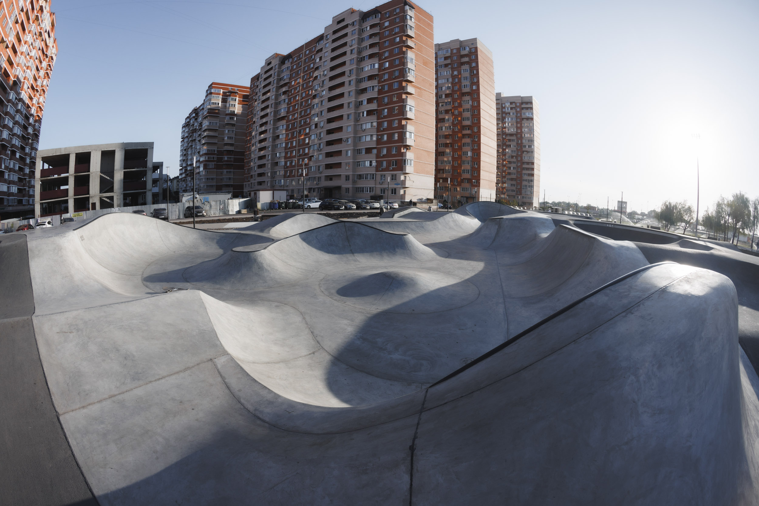 2023 XSA Ramps Краснодар Молодежный бетонный скейтпарк асфальтовый памп-трек