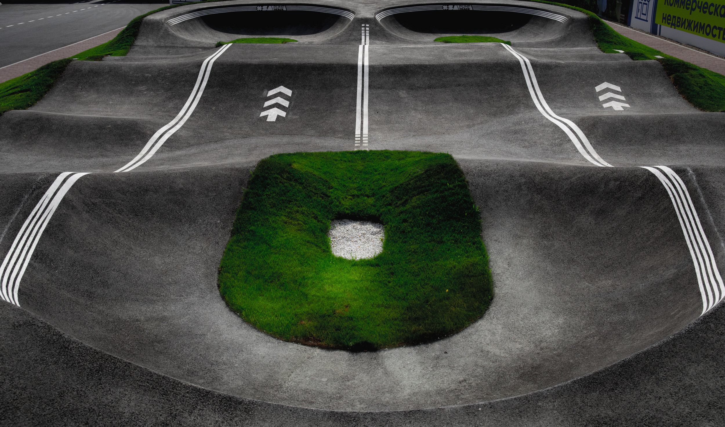 Памп-трек с озеленением XSA