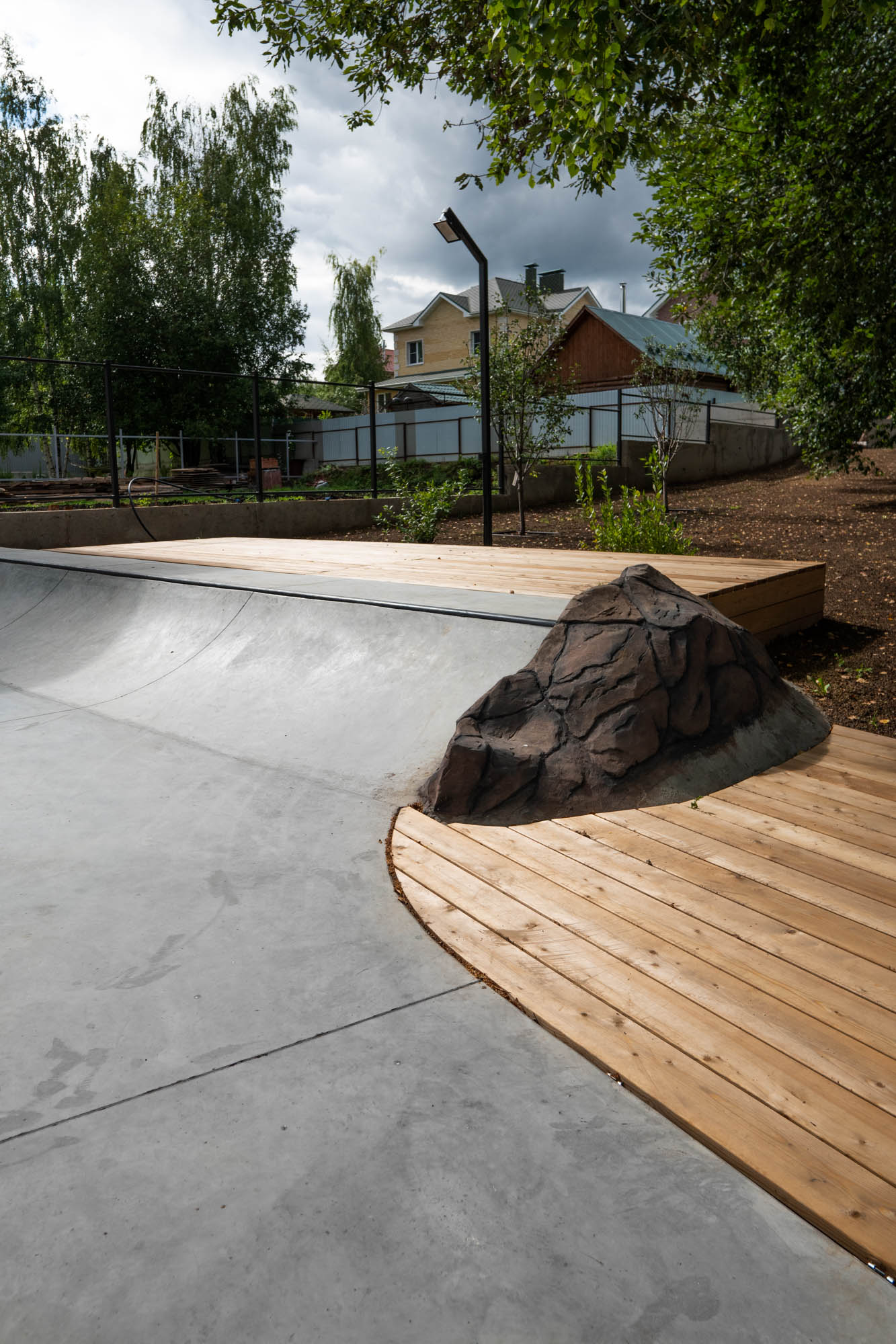 Элементы декора частного скейт-парка в Нижнем Новгороде