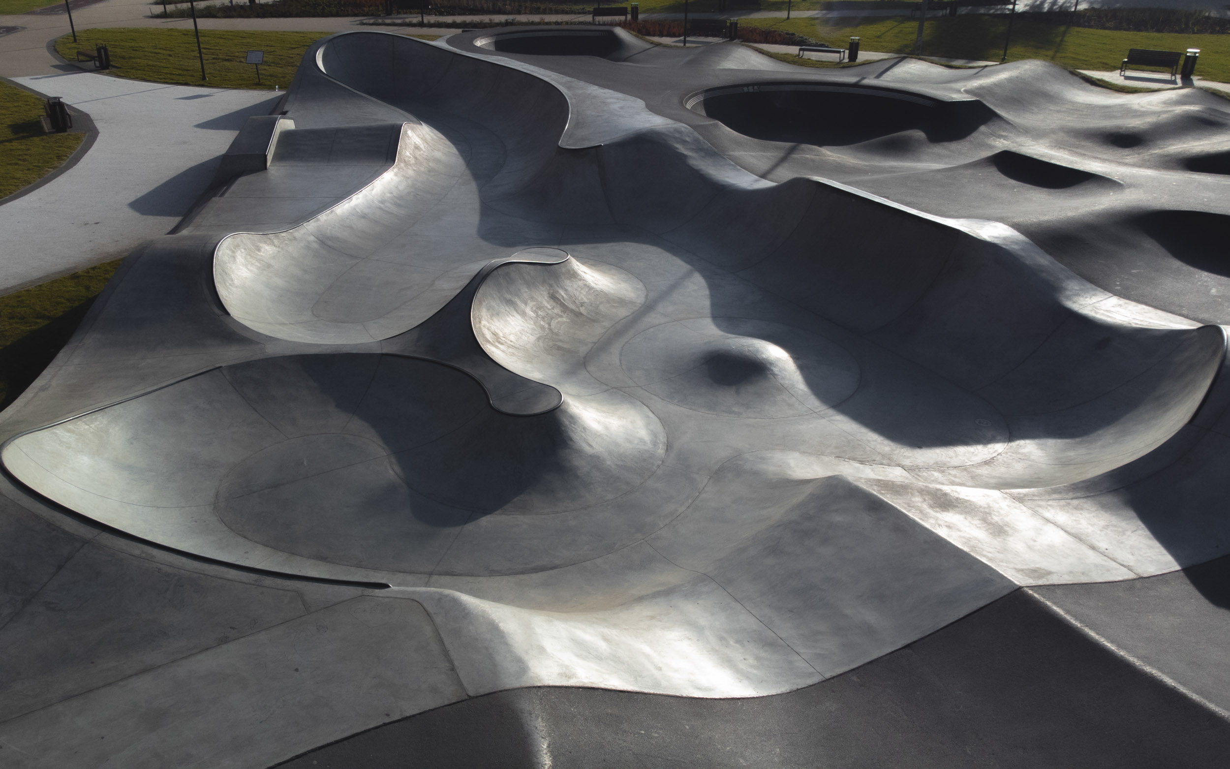 2023 XSA Ramps Краснодар Молодежный бетонный скейтпарк асфальтовый памп-трек