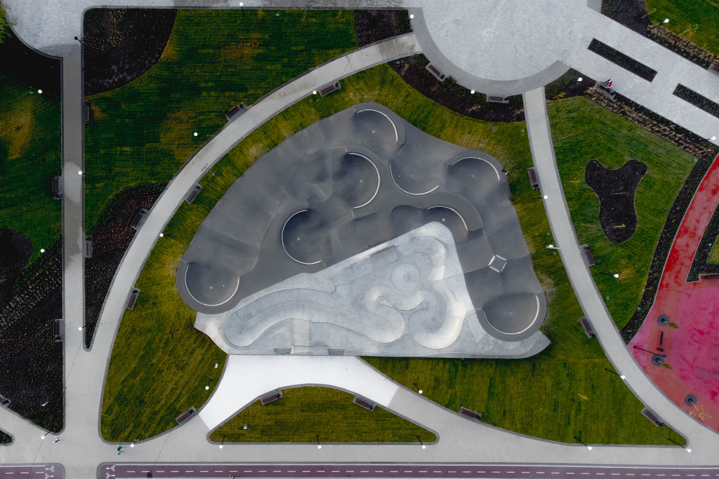 2023 XSA Ramps Краснодар Молодежный бетонный скейтпарк асфальтовый памптрек