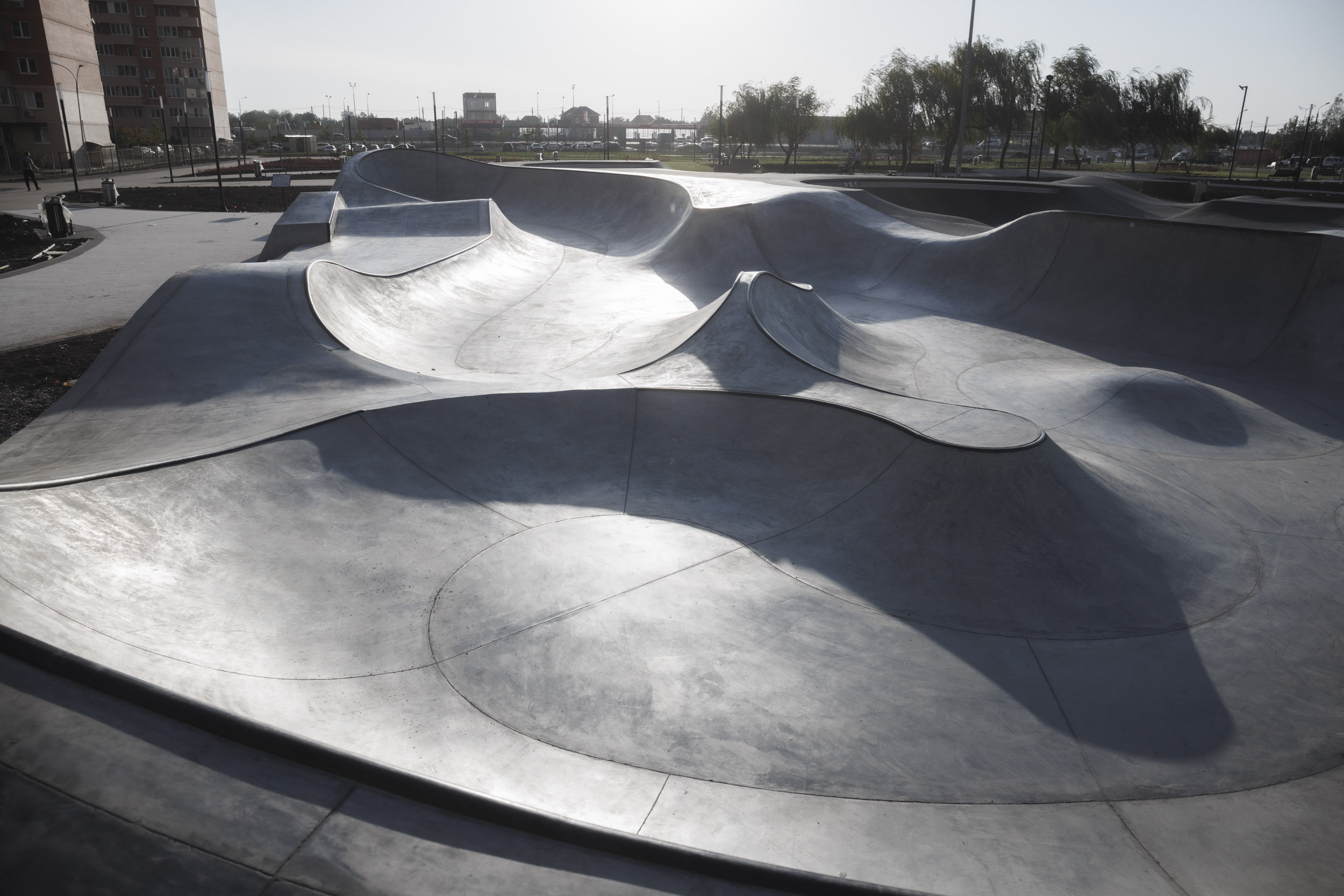 Бетонный памп-трек от компании XSA Ramps в Краснодаре