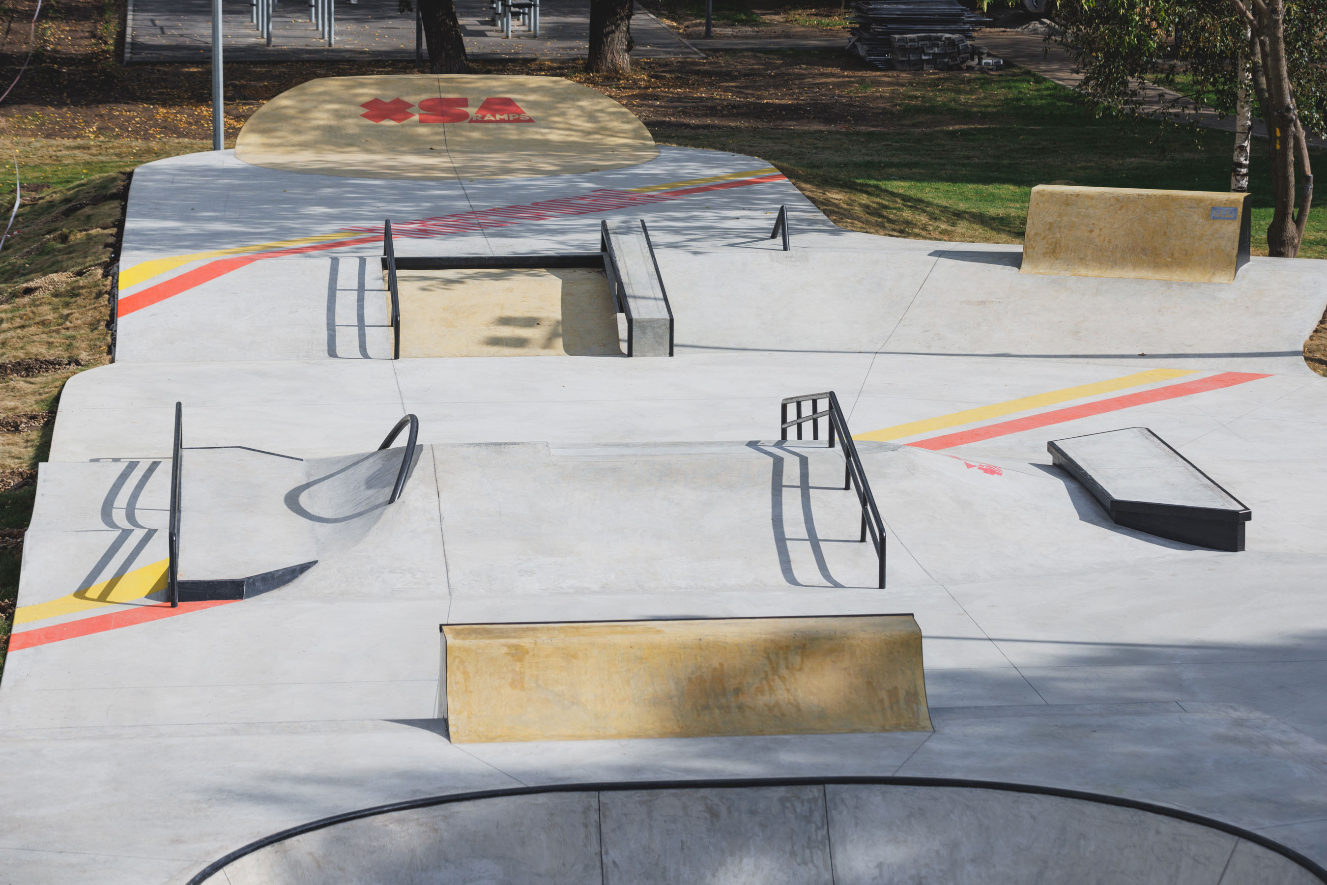 Метро "Нижегородская" Москва. Бетонная плаза от XSA Ramps