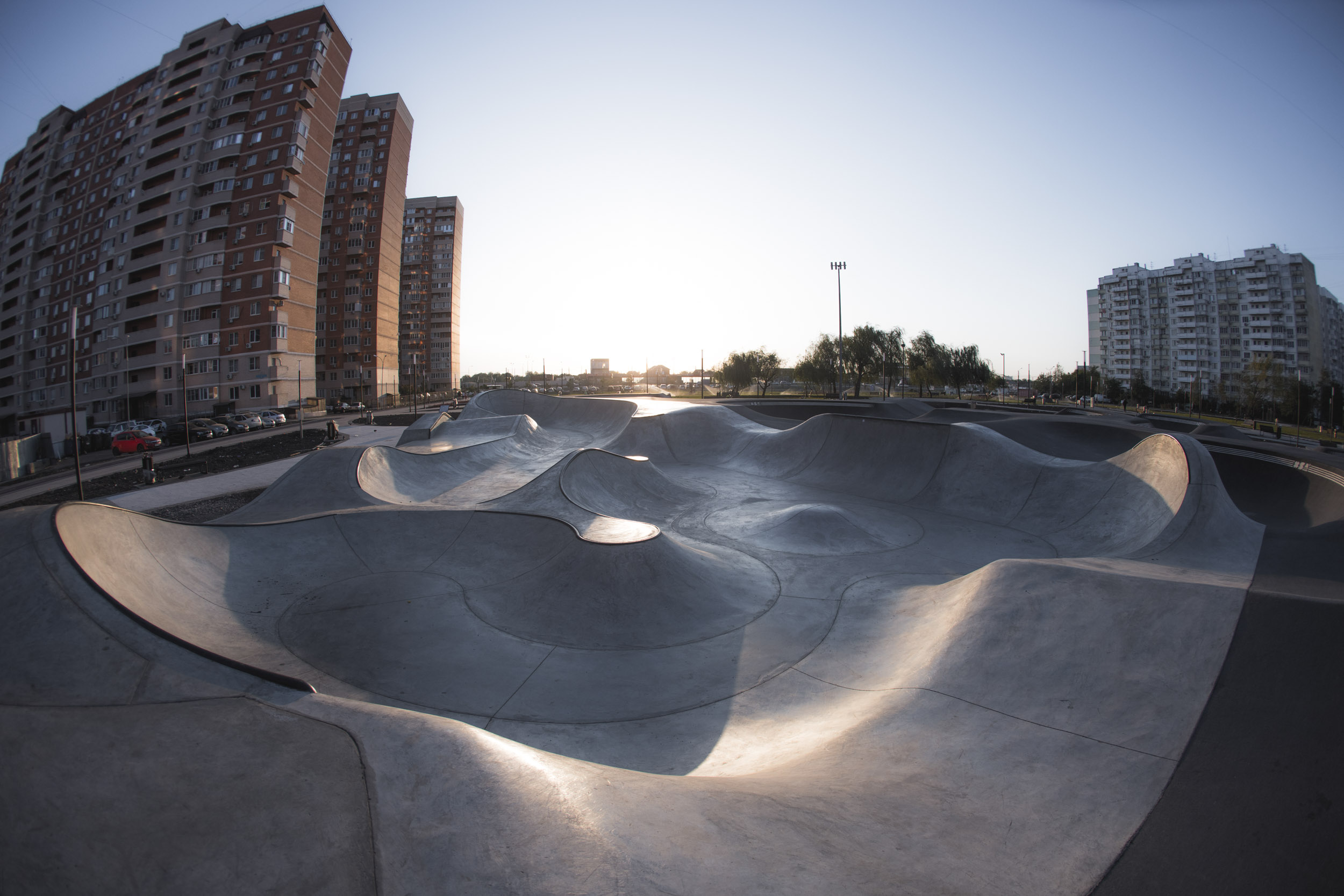 Новый памп-трек и скейтпарк от команды XSA в Краснодаре