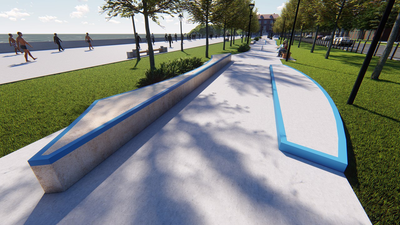 Разработка концепции скейт-парка