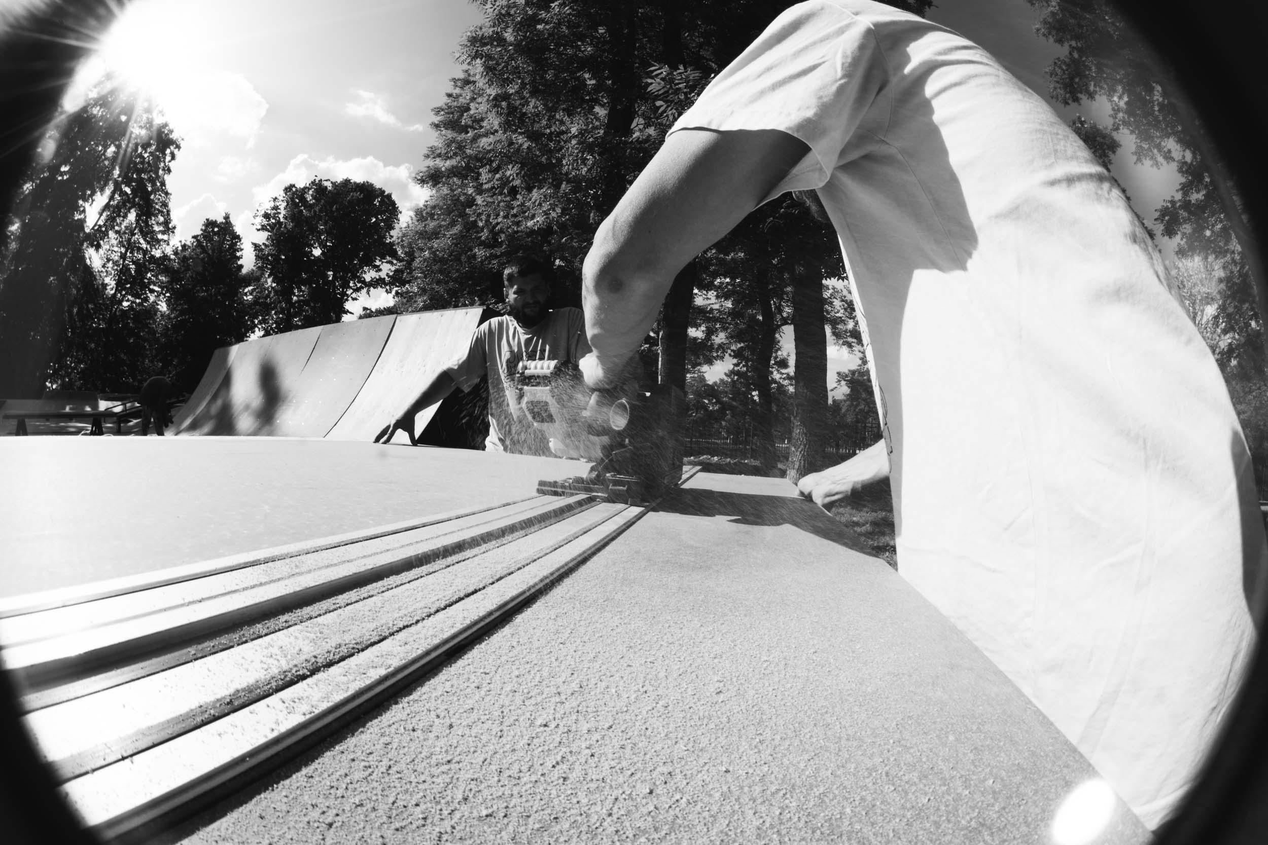 Сэм Храмков пилит рампу в Майкопе