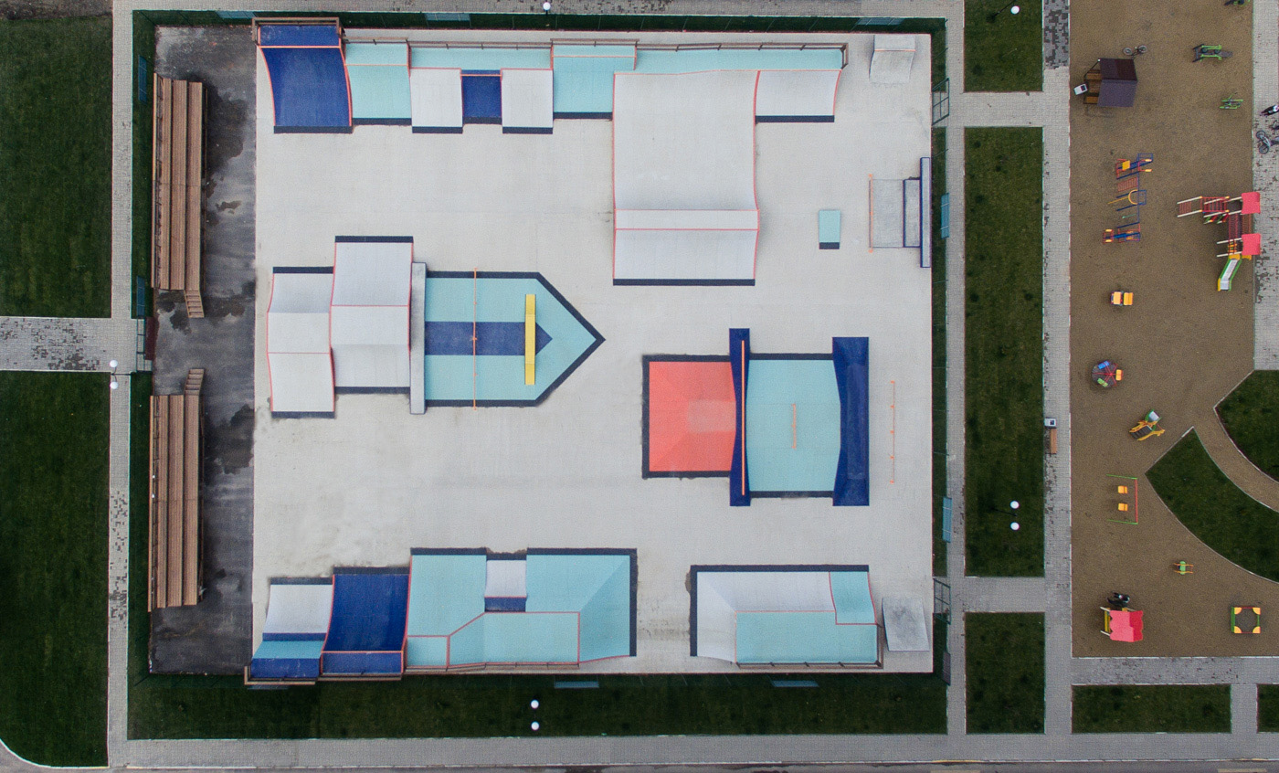 Каркасный скейт-парк в ЖК "Премьера" | Краснодар