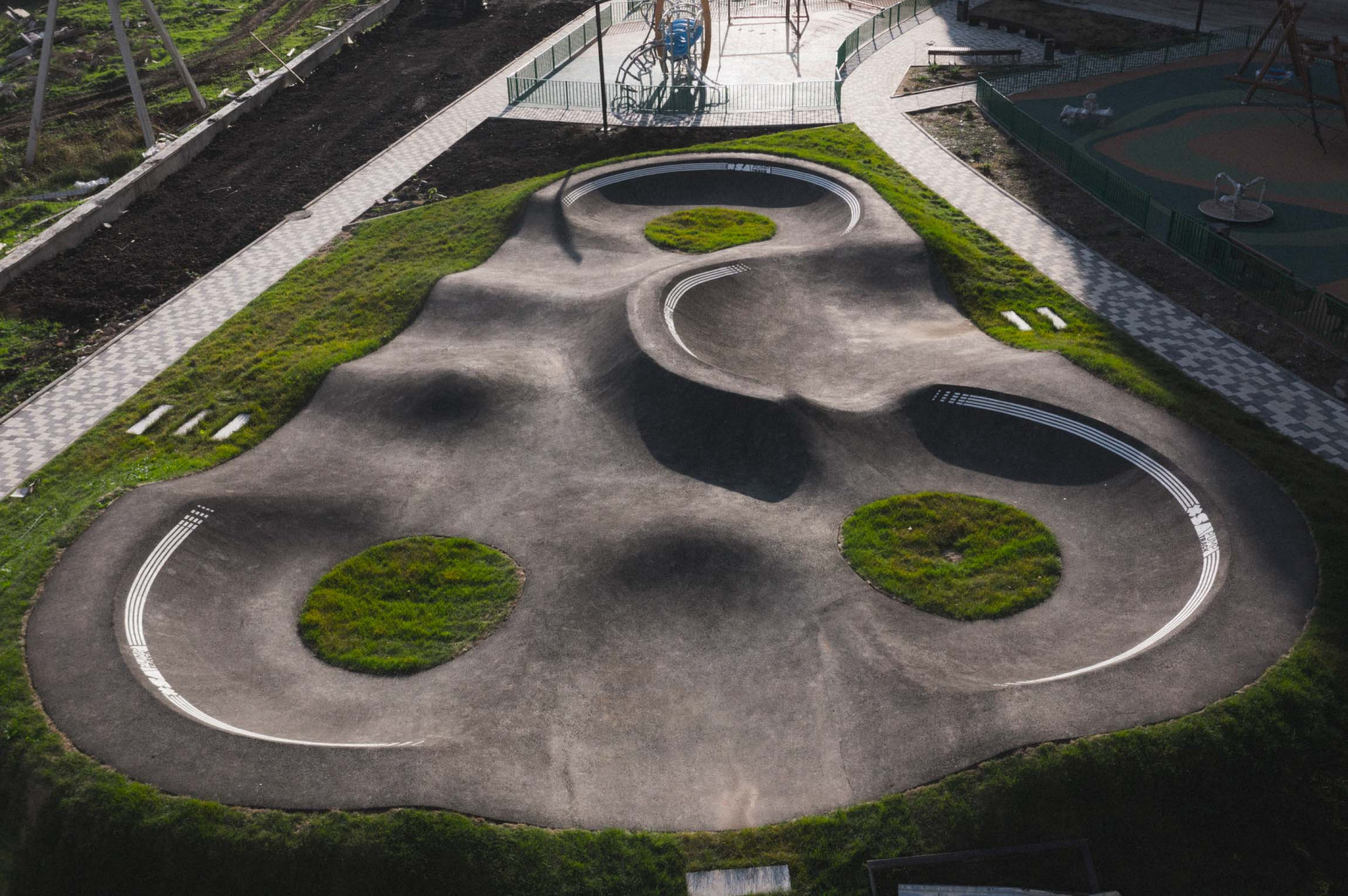 Памп-трек в ЖК "Фонтаны"