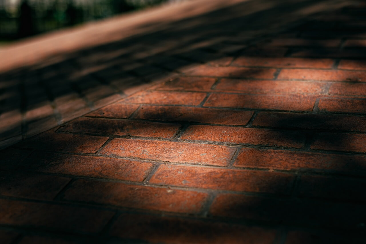 Сымитировали кирпичную кладку