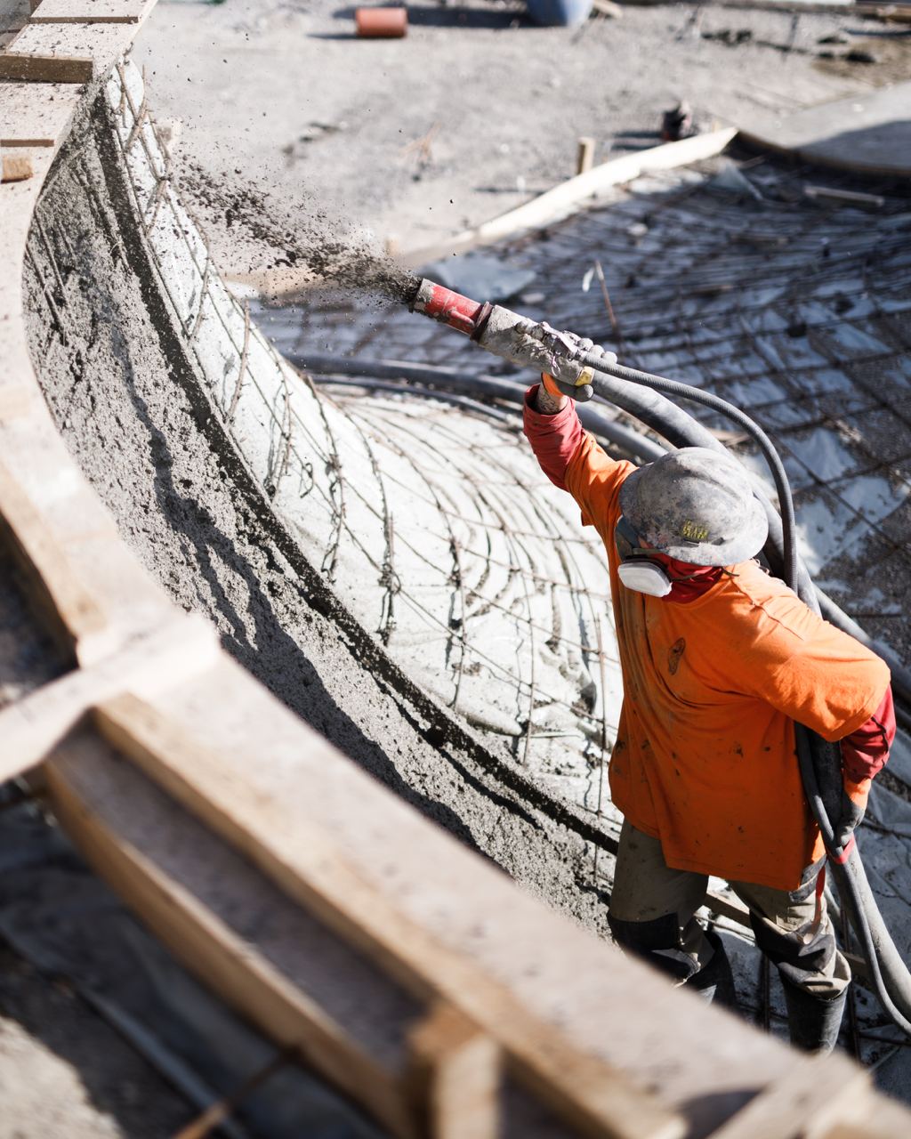 Торкретирование бетона