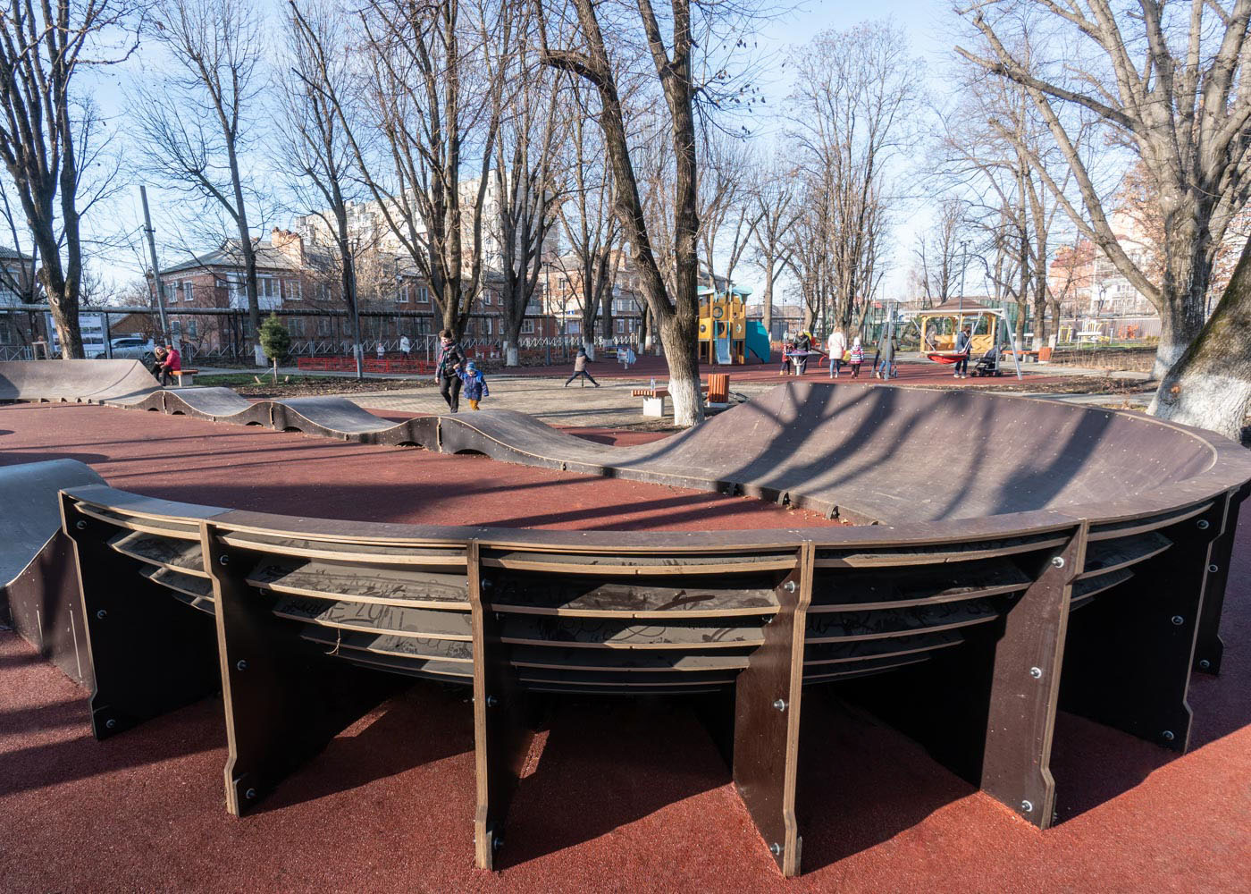 Памптрек модульный для установки в парке